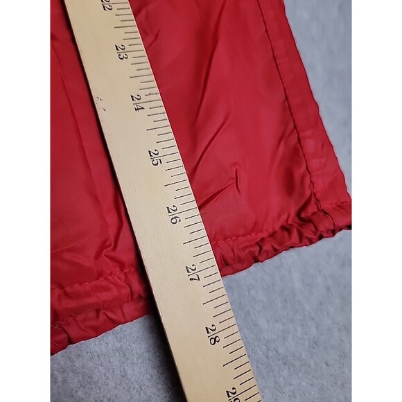 Vtg Plac Jac Dunbrooke Windbreaker Mens L Red Trucker Million Miles Zip Safety - Picture 14 of 15